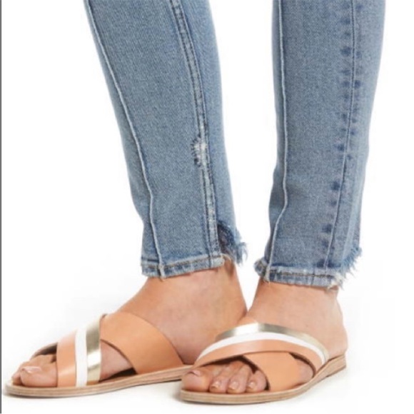 Levis 721 Vintage Skinny Jean size 27 distressed, seam accents & raw hems - Picture 2 of 15